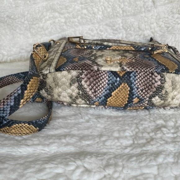 Brand New Design “Jessica Simpson” Python Blue Soft Zoey Crossbody Purse Bag - Picture 6 of 9